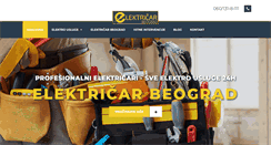 Desktop Screenshot of elektricarbeograd.com